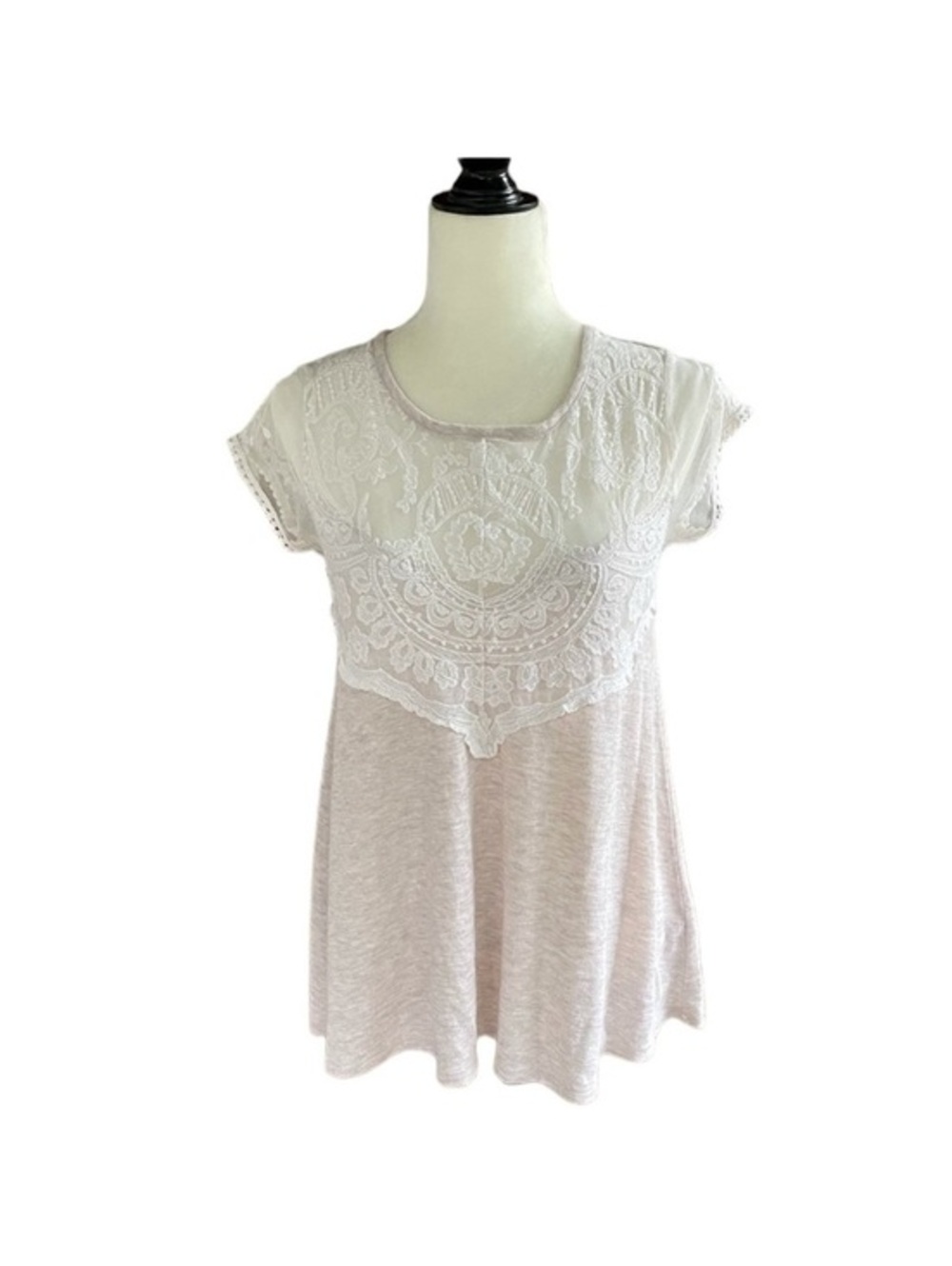 Attard State Women's Embroidered Lace Top, Size Small